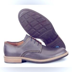 ECCO Men's Kenton Plain Toe Tie Oxford‎ Size EU43/9 Moonless/Dark Shadow B80